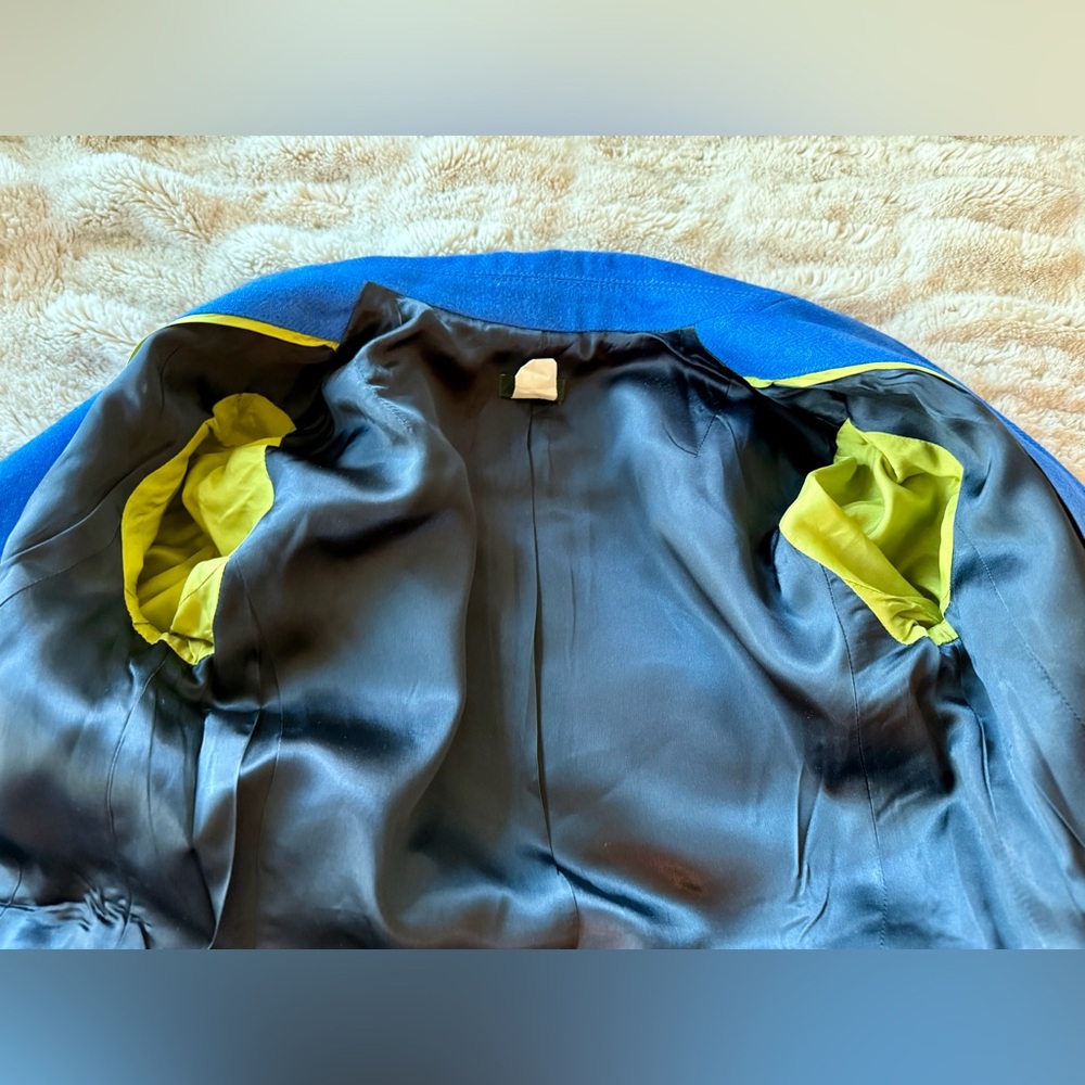 Vintage J. Crew Vibrant Blue Women's Blazer - Picture 4 of 9